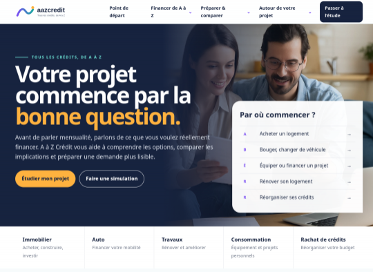 Aperçu du site aazcredit.fr