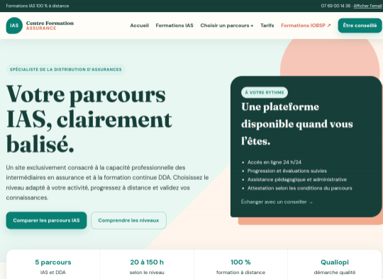 Aperçu du site centre-formation-ias.com