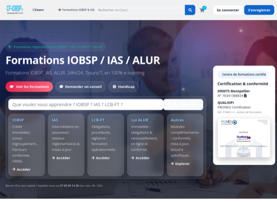 Aperçu du site cf-iobsp.fr