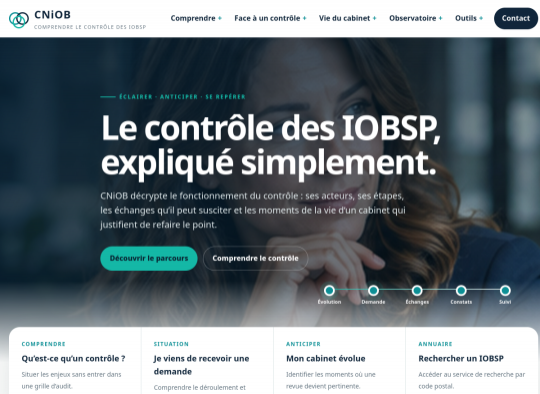 Aperçu du site cniob.org