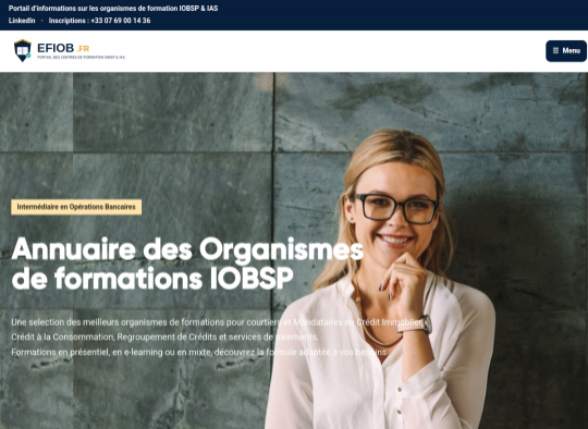 Aperçu du site efiob.fr