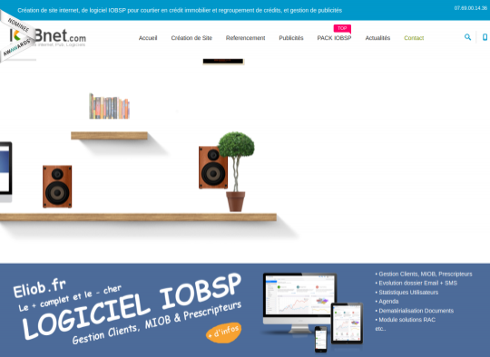 Aperçu du site iobnet.com