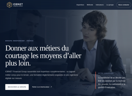 Aperçu du site iobnetfinancialgroup.fr