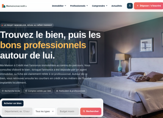 Aperçu du site mamaisonacredit.fr