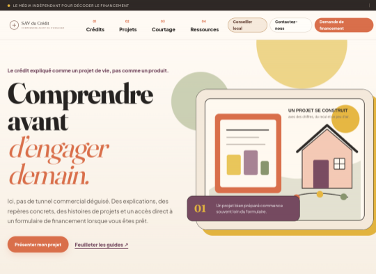 Aperçu du site savducredit.fr
